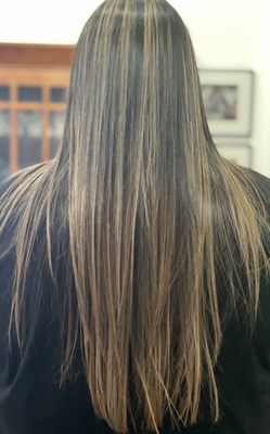 Highlights and Keratin Treatment