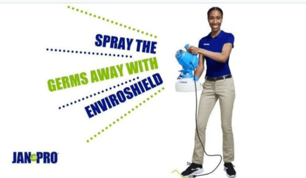 SPRAY THE GERMS AWAY WITH ENVIROSHIELD.