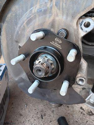 Wheel bearing hub assembly rebuild