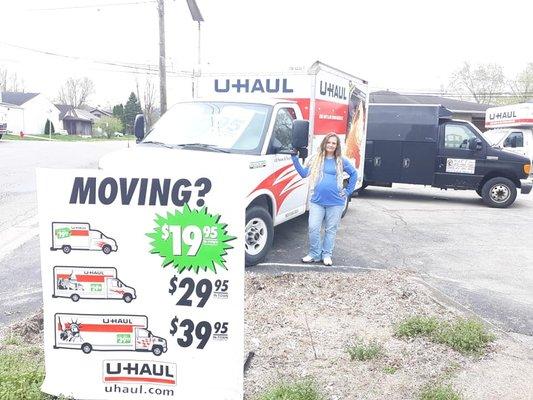 We also rent Uhaul trucks.