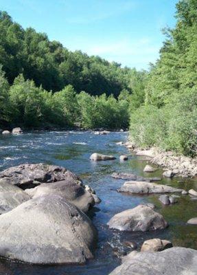 Lehigh Gorge State Park river boulders