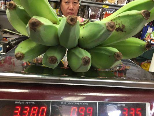 Thai banana, 99cents lb.