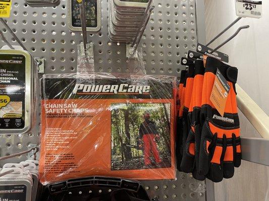 Safety Equipment for Using Chainsaws