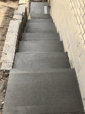 Concrete steps