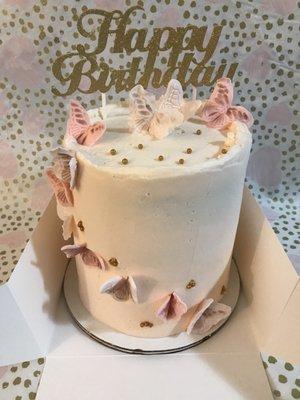 Tall Butterfly Cake