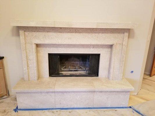 Fireplace remodel