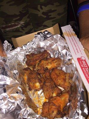 Wings were so dry