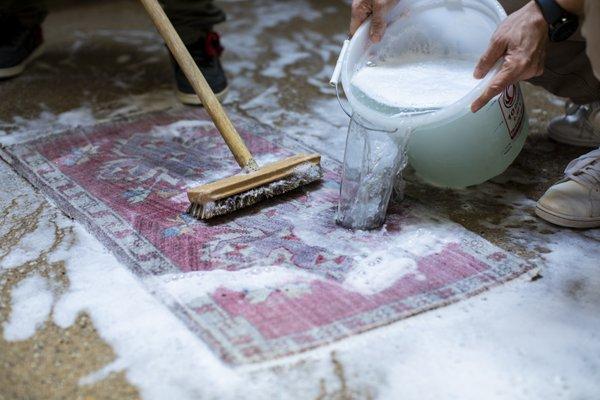 Every rug is individually cleaned with care