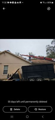 Truck loading shingles