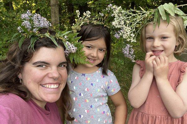 Wildflower wreaths