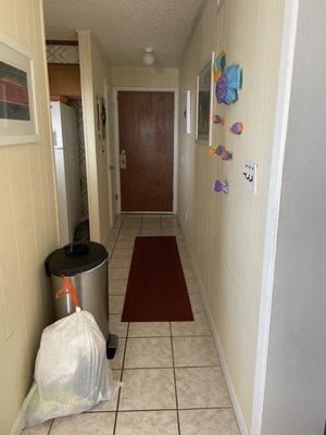 Hallway to front door