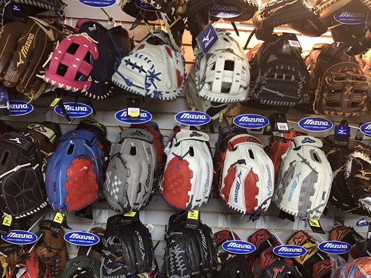 Mizuno Baseball and Softball gloves