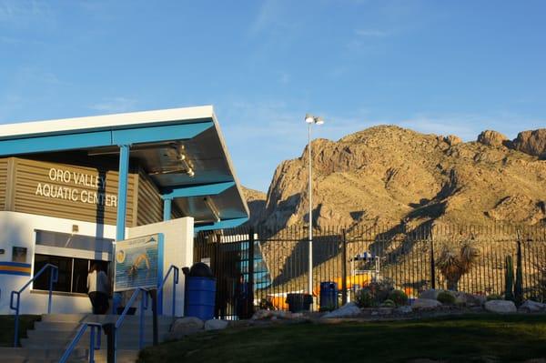 OV Aquatic Center Entrance