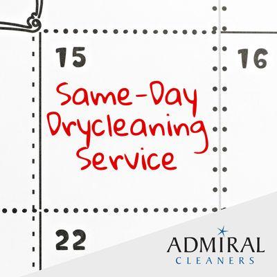 Same-Day Drycleaning Service