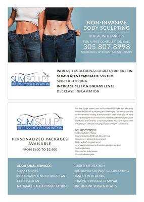 SlimSculpt "Fat Busting Machine" @ Heal with Angels Call NOW for FREE consult 305-807-8998