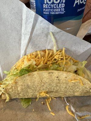 One regular taco