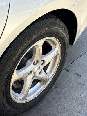 Damaged rims