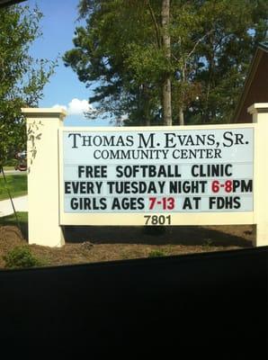 Thomas M Evans Sr Community Center