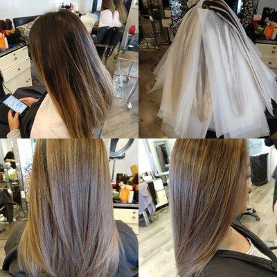 Refresh a balayage by Sean. $260 for her case.