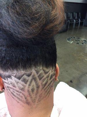 Women's undercut design