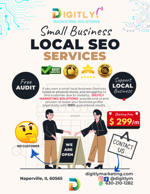 Boost your biz in the local limelight with our Local SEO magic!  Say goodbye to invisibility and hello to customers finding .