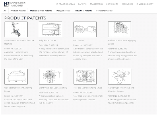 REGISTERED PATENTS