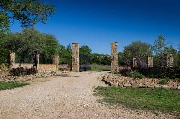 Entrance to the ranch