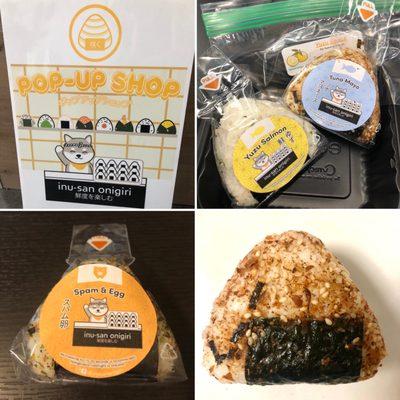 Lucky me in hitting POP-UP "INU-SAN ONIGIRI" here by chance - deliciousness! (10/02/21)