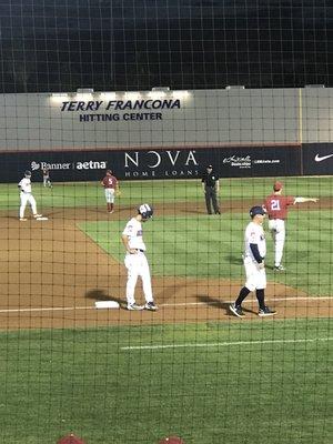 U of az baseball Brian jefferies on the call