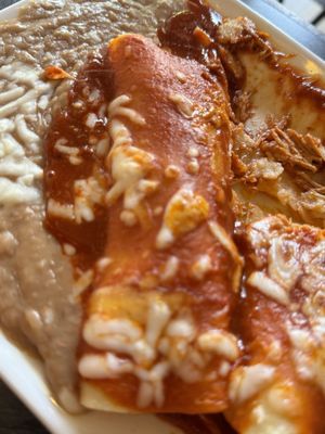 Chicken enchiladas