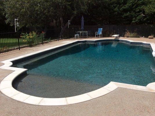 Classic custom gunite pool