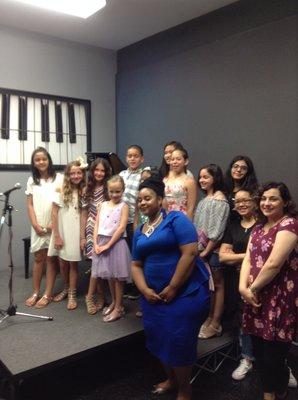 A beautiful recital! Ms. Breana and her students!