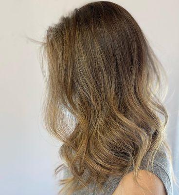 Beach fading balayage