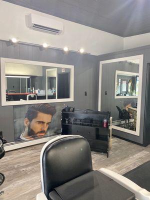 Barbershop interior