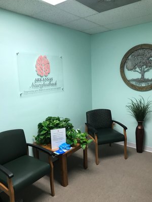 Calming and relaxing reception area