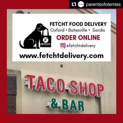 Check out our list of partnering restaurants at FetchtDelivery.com