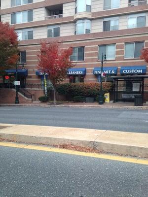 Lenox cleaners from the street view. Friendly service. Good dry cleaning and alteration.