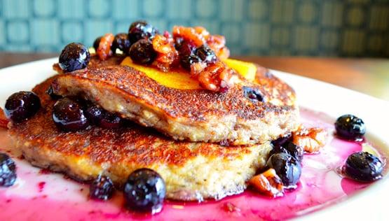 Blueberry pancakes