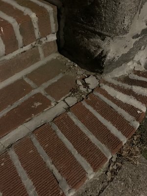 Bricks for stairs