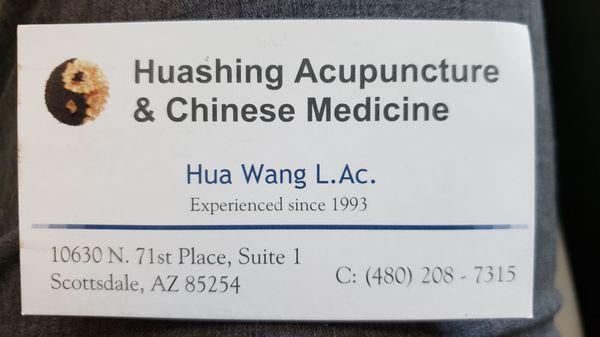 Huashing Acupunture and Chinese Medicine