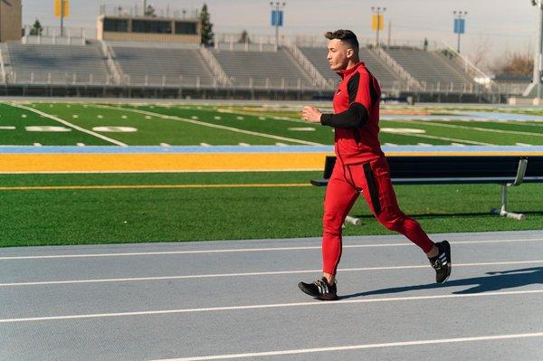 Red & Black Comfy Jogging Suits