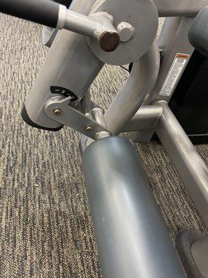 Broken leg machine