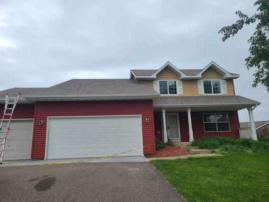 Full roof and siding replacement