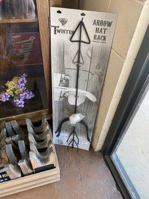 Keep your hat's shape with Arrow Hat Rack.