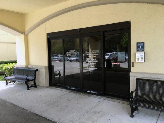 North Tampa Office Front Doors