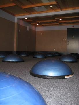 side studio for private boot camps.