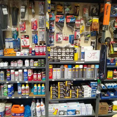 You need chemicals, gloves, zip ties, oil treatment, rod ends, paint? They have it!