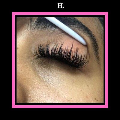 Strip lash look (volume)