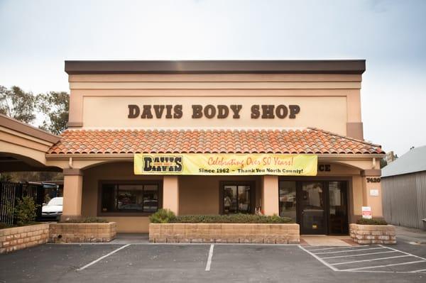 Davis Body Shop...the front of the house!