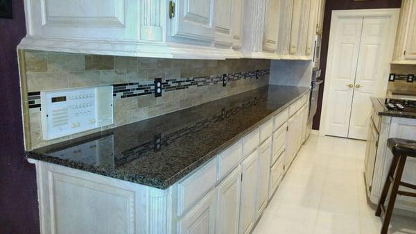 Backsplash & countertop